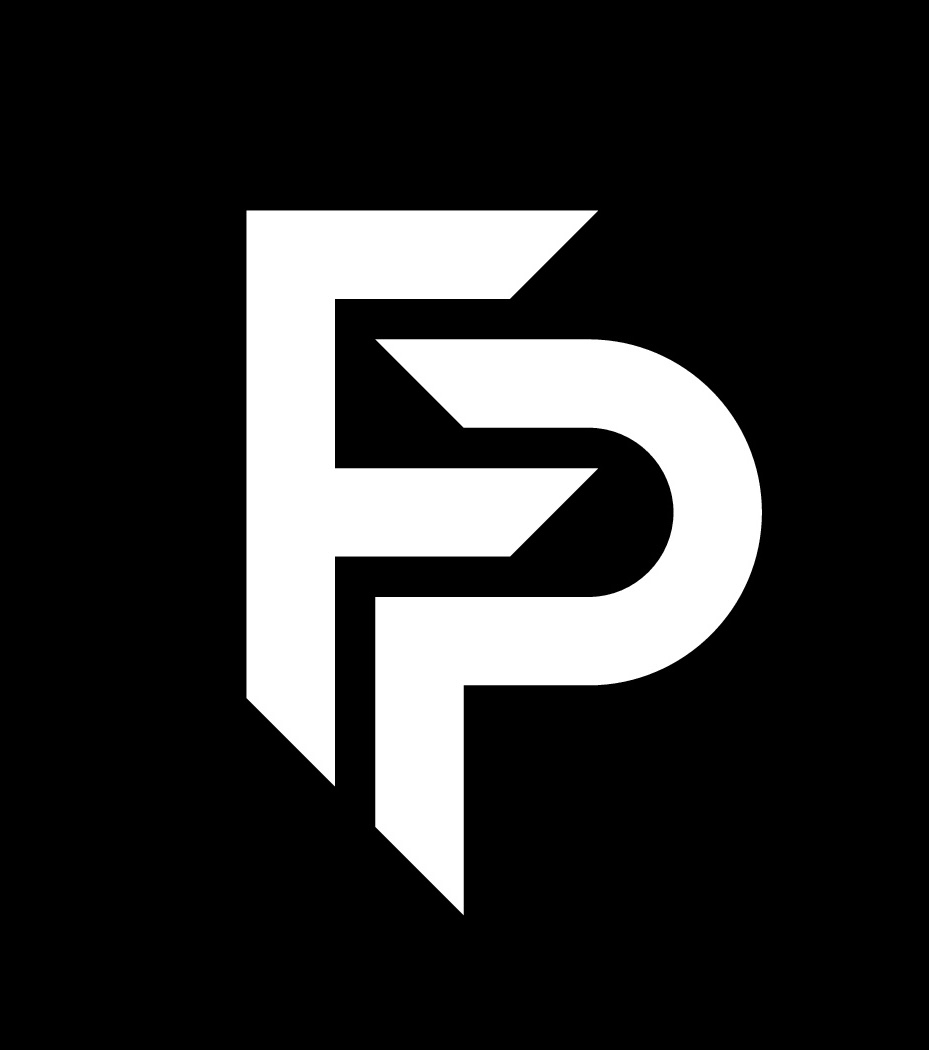Initials FP logo design. Initial Letter Logo.